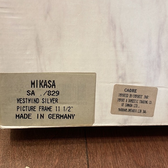 Vintage Mikasa Westwind Silver Picture Frame - Picture 5 of 5